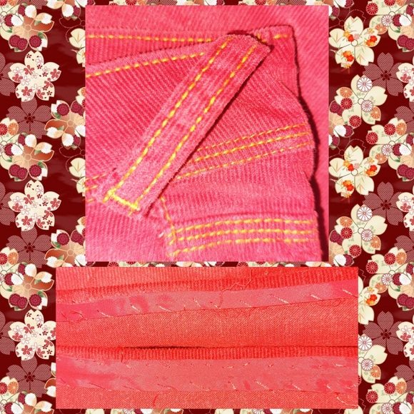 BONGO brand Rust Red Flare Leg Corduroy Pants Jrs Plus Sz 20 - Picture 5 of 6